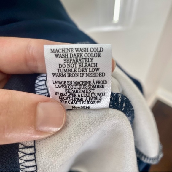 Altar'd State Fall Felicity Pointe Nautical Stripe Casual Dress Navy XS - Picture 7 of 8